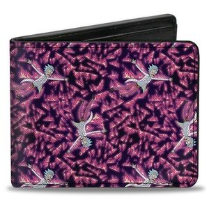 New Bi-Fold Wallet - Rick And Morty Flaming
Rick Scattered Poses Flames